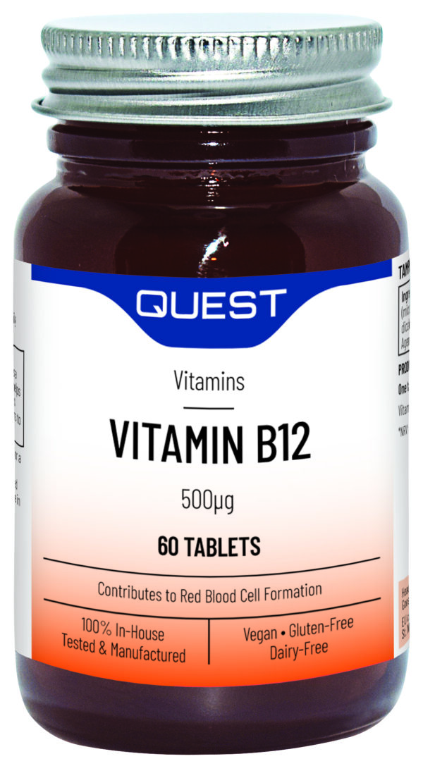 Quest Vitamin B12 Vegan 500 ug 60's